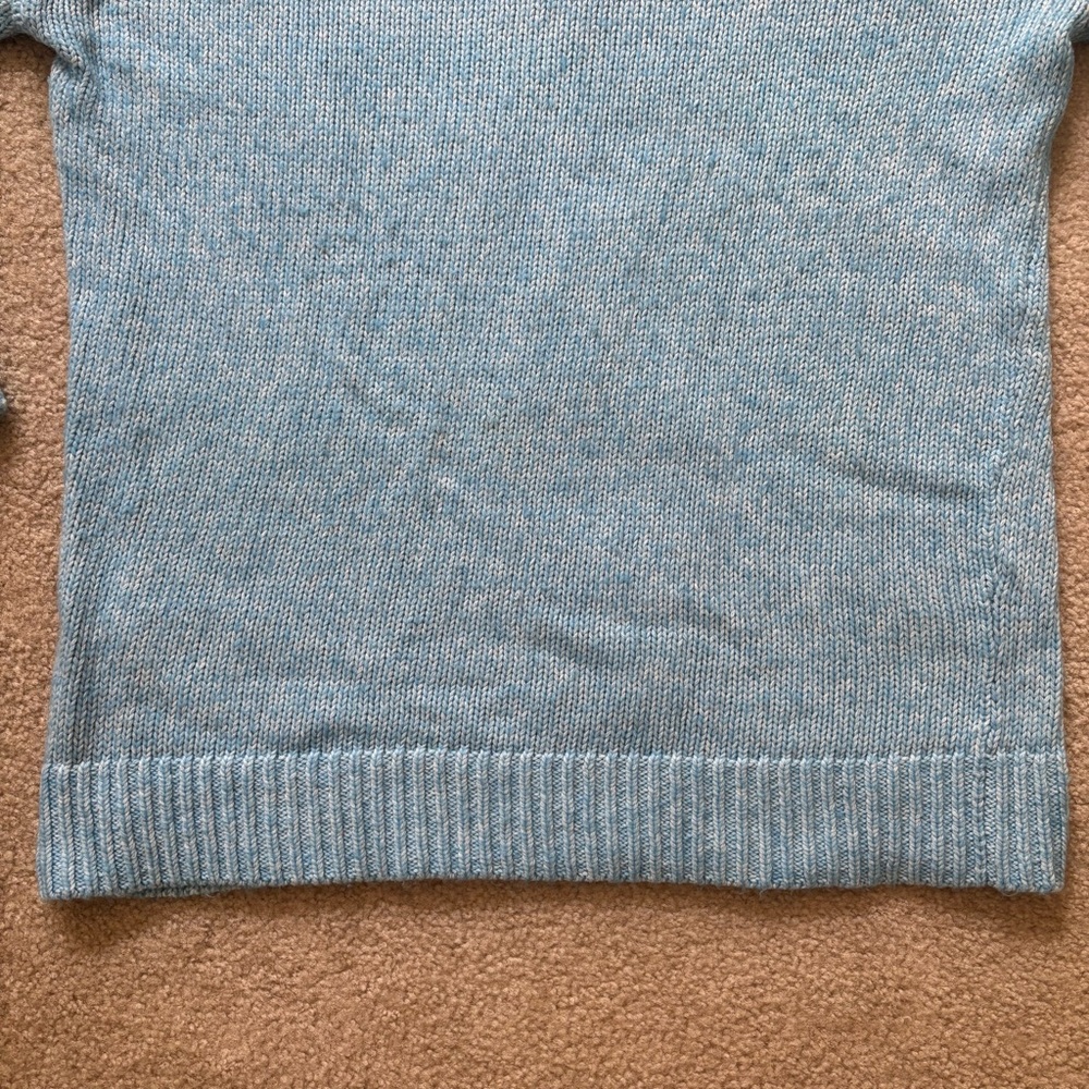 LOFT Light Blue Women's Sweater - Picture 3 of 6
